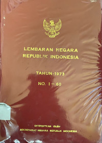 Lembaran Negara Republik Indonesia