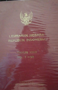 Image of Lembaran Negara Republik Inodesia