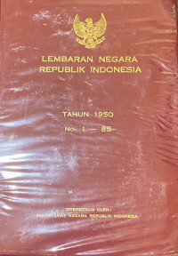 Image of Lembaran Negara Republk Indonesia
