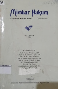 Image of Mimbar Hukum Aktualiasasi Hukum Islam