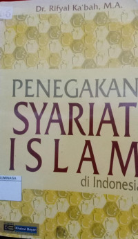 Penegskan Syariat Islam Di Indonesia