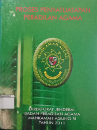 Image of Proses Penyatuatapan Peradilan Agama