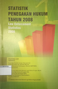 Image of STATISTIK PENEGAKAN HUKUM TAHUN 2008