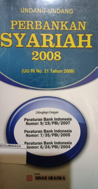 Image of Undang-Undang Perbankan Syariah 2008