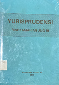 Yurisprudensi Makamah Agung RI