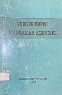 Image of Yurisprudensi Makamah Agung RI